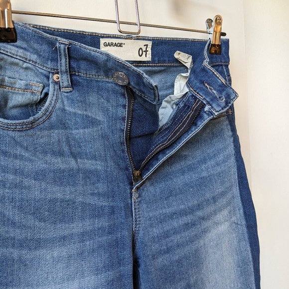 Garage High Rise Jeans w/ Side Stripe (Size: 7) - Picture 3 of 6